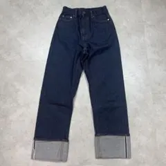 23AW✨定価約2万BLACK BY MOUSSYセルビッジワンウォッシュデニム