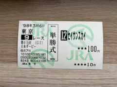 セイウンスカイ　馬券 2026年最新】セイウンスカイ 馬券の人気アイテム - メルカリ