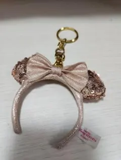 東京ディズニーリゾート カチューシャ キーチェーン ローズゴールドのサムネイル