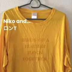 Niko and... ロンT 長袖カットソー イエロー Lサイズ