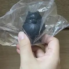 黒いポメラニアン フィギュア ライト ガチャ