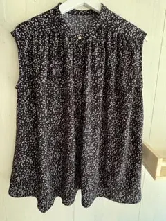 【DRESKIP】無袖雪紡襯衫