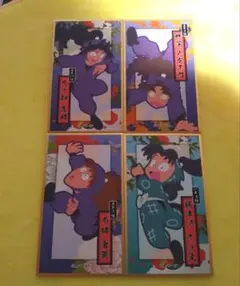 忍たま乱太郎 忍たま 華絵札 色紙コレクション 花絵札 久々知 竹谷 不破