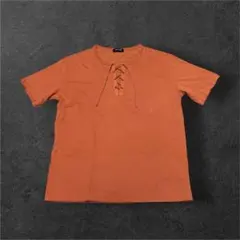 00s archive Y2K Lace Up S/S T-Shirt