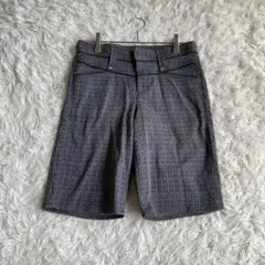アルチザン ARTISAN 幾何学模様 ショートパンツ グレー系