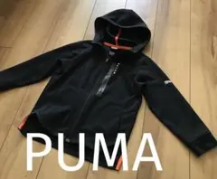 PUMA フード付きパーカー 黒　120