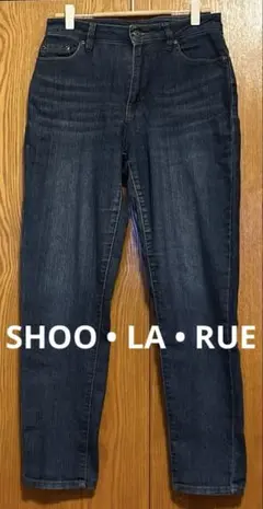 SHOO • LA • RUE やわらかストレッチ　ゆったりスキニーデニム　M