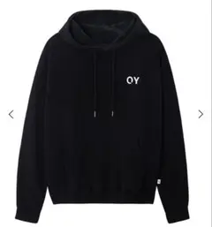QY ブラック オーバーサイズ パーカーのサムネイル