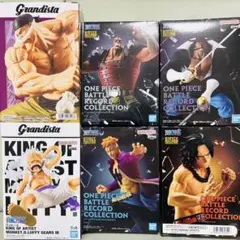 【新品未開封/美品】ワンピース フィギュア 白ひげ海賊団 ルフィ 6種セット