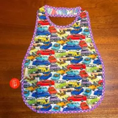 fafa キッズ　スタイ　お食事エプロン　車柄　新品未使用