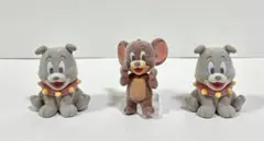 【美品】トムとジェリー フロッキーズ ジェリー＋スパイク3体セット ガチャガチャ