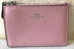 COACH コーチ　カードケース　パスケース　ピンク