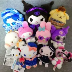 サンリオキャラクターズ　ぬいぐるみ　マスコット　まとめ売り11点セット　プライズ