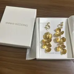 ANNAN WEDDING ゴールドイヤリング