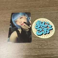 HANA JISOO　トレカ　ステッカー