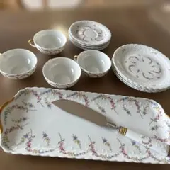 es Boyer Limoges カップ＆ソーサー ケーキ皿セット Georges Boyer Limoges カップ＆ソーサー ケーキ皿セット - メルカリ
