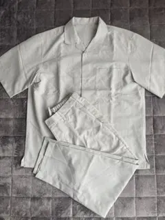 GU★ドライオープンカラー半袖シャツ(L)★パンツ(M）★セットアップ★新品のサムネイル