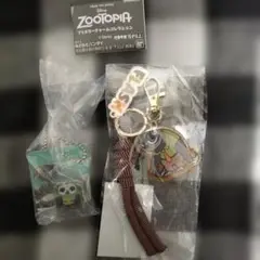 ズートピア　フラッシュ　キーチェーン2点セット