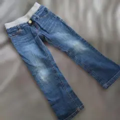 MPS デニムブルー ストレートパンツ 120