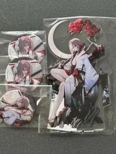 勝利の女神 NIKKE BURST COLLECTION 缶バッジ 黒紅蓮 - メルカリ
