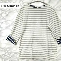 THE SHOP TK　七分袖シャツ