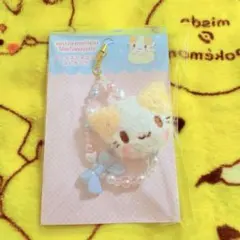 ましゅまろみたいなふわふわにゃんこ フェイスマスコットストラップ 2つセット マシュマロみたいなふわふわにゃんこ』フェイスマスコットストラップ