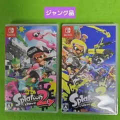 ニンテンドー スプラトゥーン2と3　2点セット SWITCHソフト　ジャンク品のサムネイル