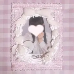 ♡ トレカケース ホイップデコ 量産型 白りぼんいちご ♡