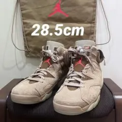 トラヴィススコット× ナイキ エアジョーダン6 ブリティッシュカーキ 28.5㎝