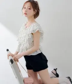 【RMAF】♡うしろリボンデニムショートパンツ♡完売品のサムネイル