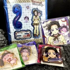 鬼滅の刃　バレンタイン　2026 バッジ　アクスタ胡蝶しのぶ 栗花落カナヲ　5点