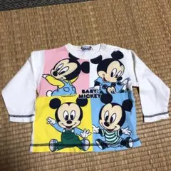 ミッキーマウス長袖Ｔシャツ　80cm