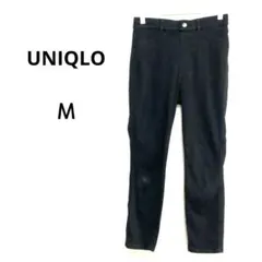★ユニクロ 黒М ストレッチレギンスパンツ クロップド丈 伸縮性