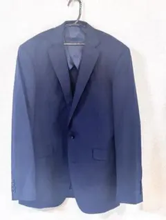 スーツセレクト　SUPER100s ネイビーストライプ ビジネススーツ 上下