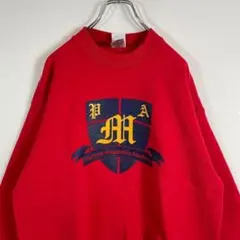 フルーツオブザルーム　アカデミー　紋章　プリント　古着スウェット　L 22sw4
