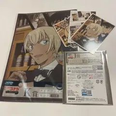 【未使用】名探偵コナン 安室透　ファイルとブロマイド、ステッカーセット
