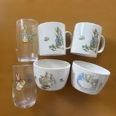 ピーターラビット 食器セット マグカップ ボウル グラス 計6点のサムネイル
