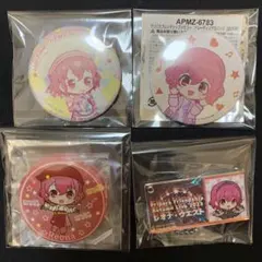 プリパラ　レオナ　缶バッジ　4点