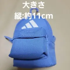 adidas ミニリュック エコバッグ付き ブルー