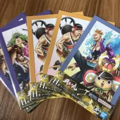 値下げ！ワンピース 一番くじ　覇王ノ兆　H賞アートプレート　3種類5枚セット