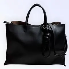 ADAM ET ROPE 2WAY トートバッグ ショルダー 黒 A4 ビジネスのサムネイル