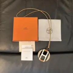エルメスHERMES ネックレス　ペンダント　Ｈエキップ　Sableのサムネイル