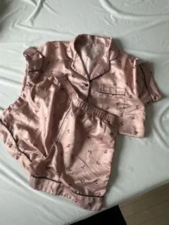 ぽ*︎様 チェリー柄サテンルームウェアセット