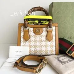 グッチ GUCCI バンブー ハンドバッグ ダイアナ スモール 2way 新品