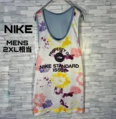 【USA古着】ナイキ　リバーシブルタンクトップ2XL フェス　メッシュ