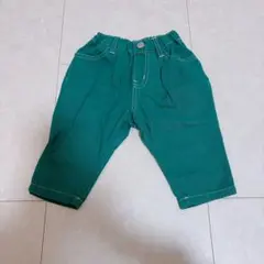 BREEZE ブリーズ 緑 パンツ 80cm 美品 プチプラ子供服 保育園着
