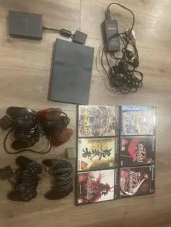 PlayStation 2 本体 コントローラー4個 ゲーム6本