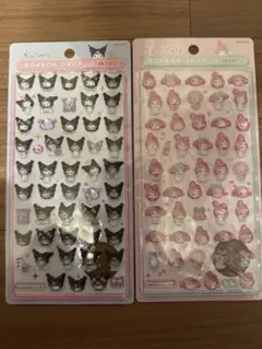 【新品、正規品】ボンボンドロップシール ミニ マイメロ クロミ セット