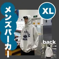 ★SALE★メンズトレーナー 【XL】パーカー　スウェット プルオーバー　グレー