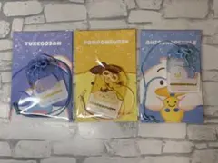 福福お守り風アクリルキーホルダー ウエハース11 タキシードサム 3点セット